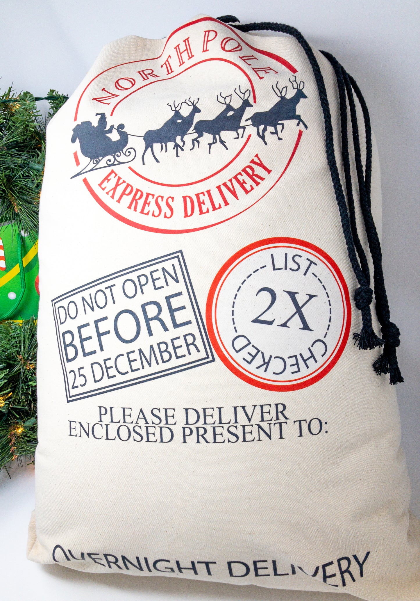 Personalized Santa Bag